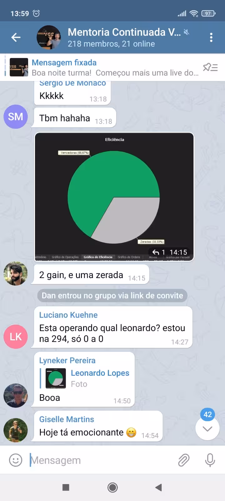 Depoimento de aluno — Protocolo VCO
